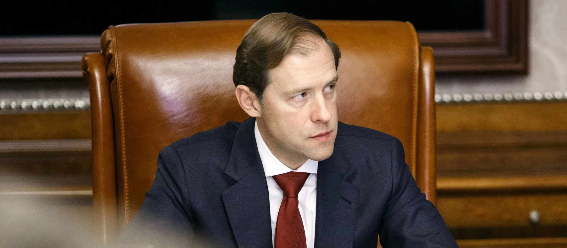 Denis Manturov at a government meeting. Photo: Minpromtorg of Russia, CC BY 4.0