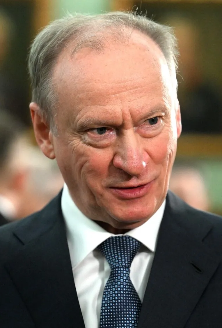 Nikolai Patrushev as Secretary of the Security Council, 2023. Photo: Presidential Press Service. Licence: CC BY 4.0 (attribution required). Source Wikimedia Commons