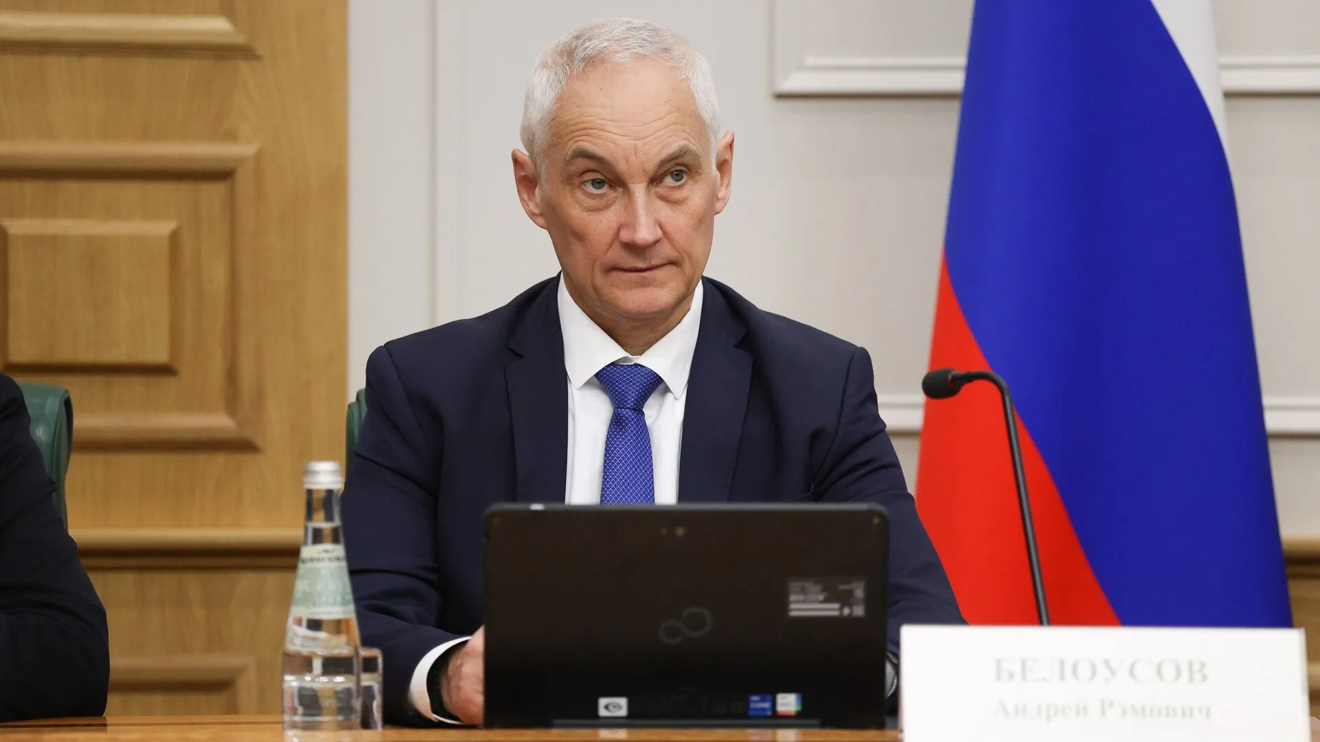 Andrei Beloussow im Föderationsrat, Mai 2024. Foto: Council.gov.ru, CC BY 4.0